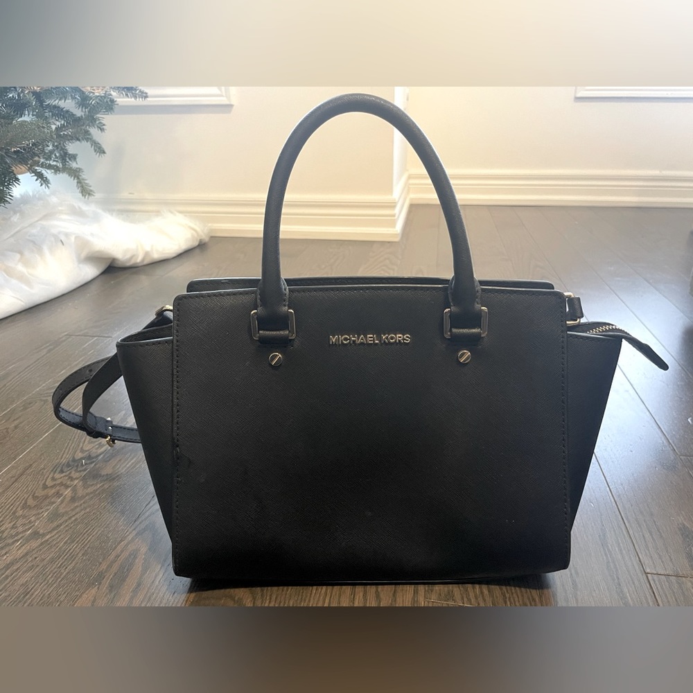 Michael Kors Medium Saffiano Leather Satchel